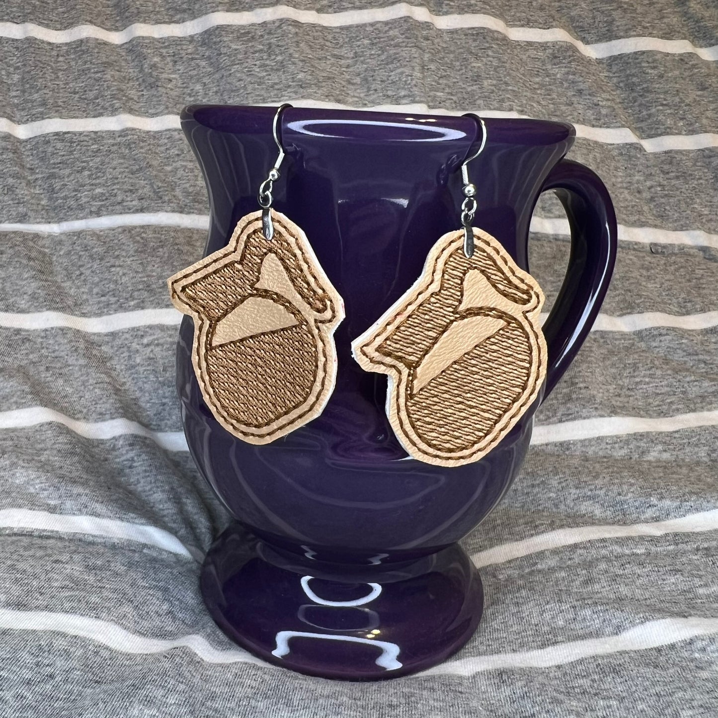Coffee Pot Earring