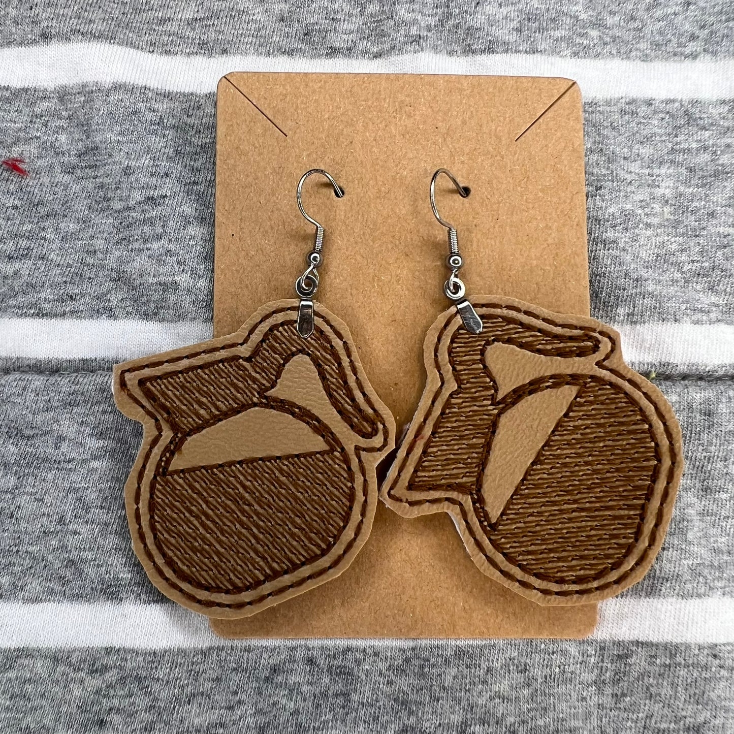 Coffee Pot Earring