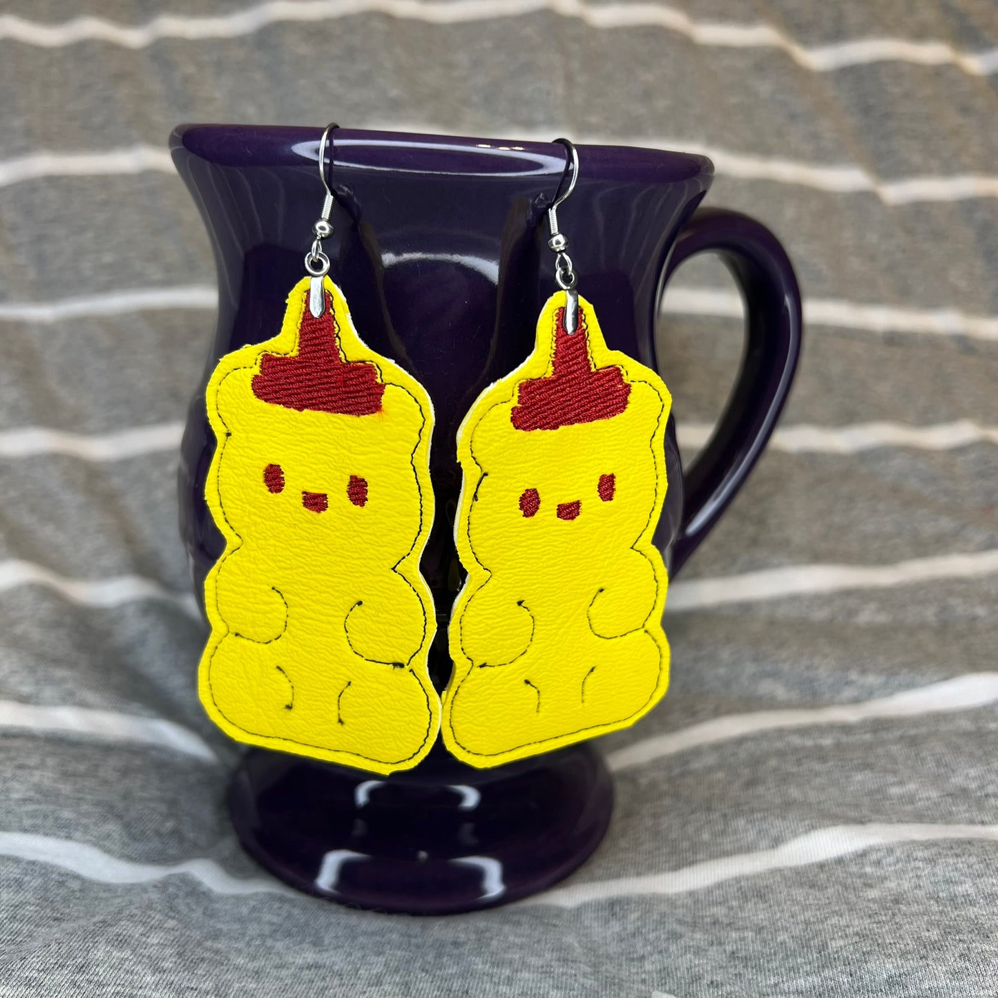Honey Bear Earring