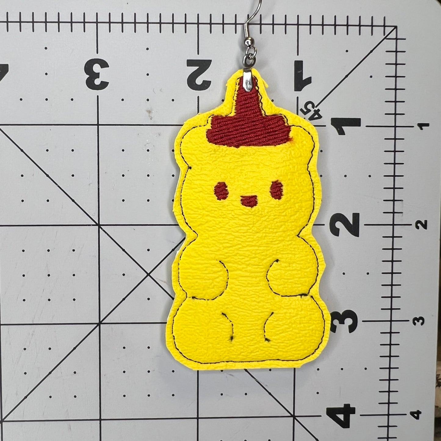 Honey Bear Earring