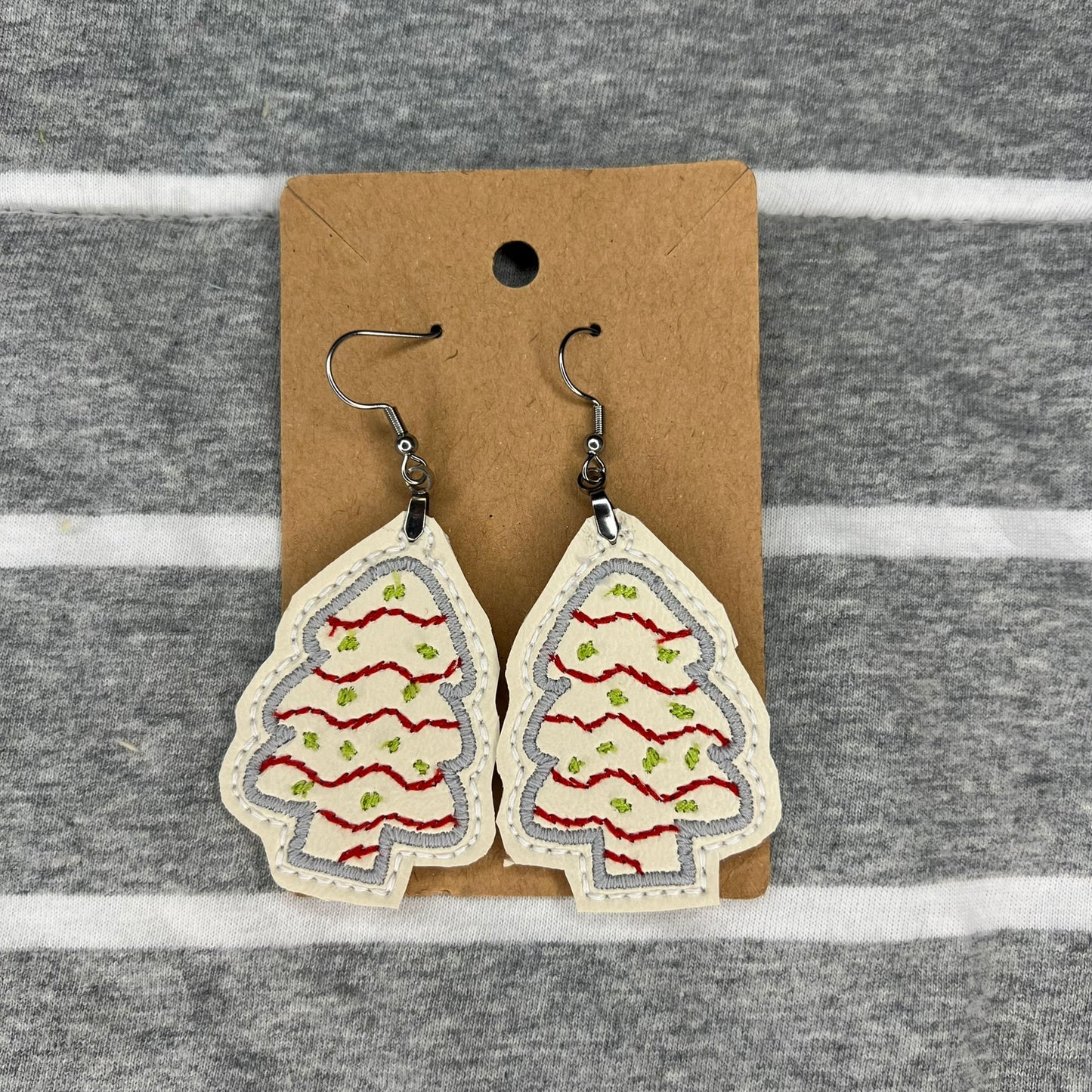 Christmas Cake Earring