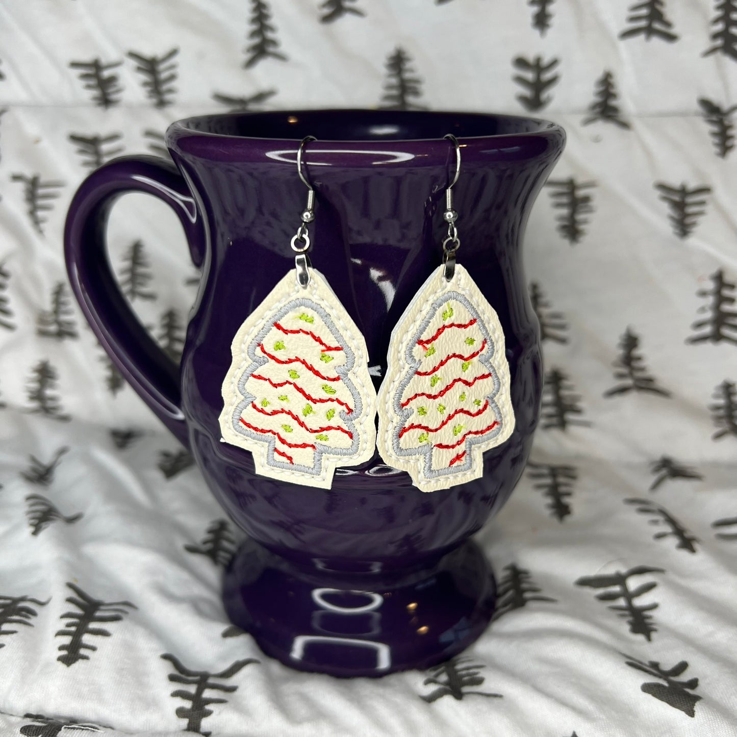 Christmas Cake Earring