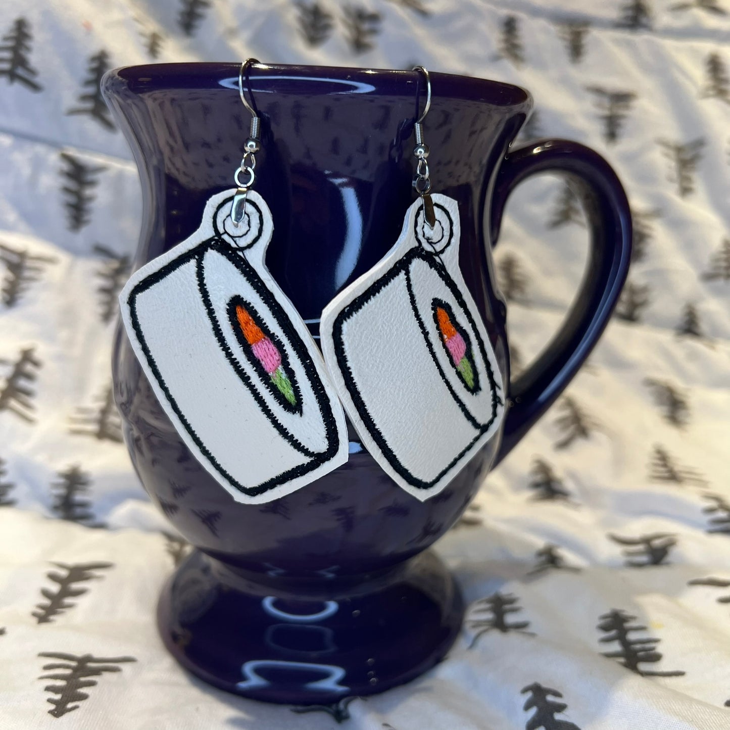 Sushi Roll Earring