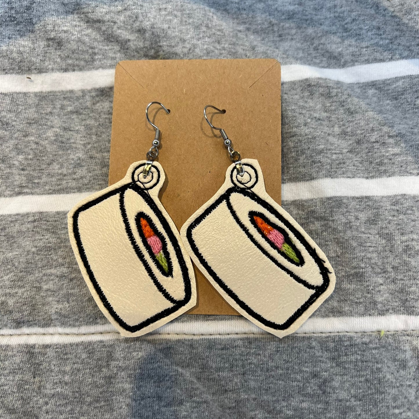 Sushi Roll Earring